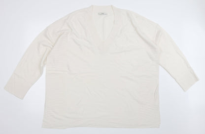 George Womens Ivory   Pullover Jumper Size XL
