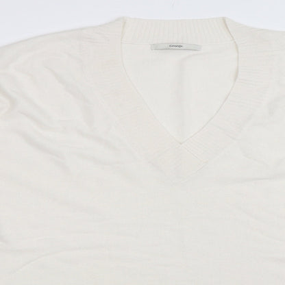 George Womens Ivory   Pullover Jumper Size XL