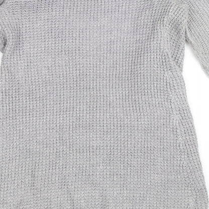 New Look Womens Grey   Cardigan Jumper Size 12