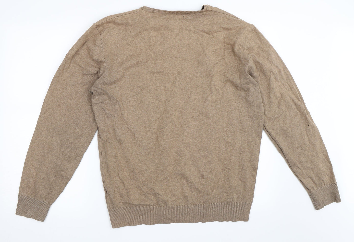 Aspen & Court Mens Beige   Pullover Jumper Size L