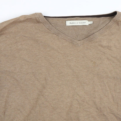 Aspen & Court Mens Beige   Pullover Jumper Size L