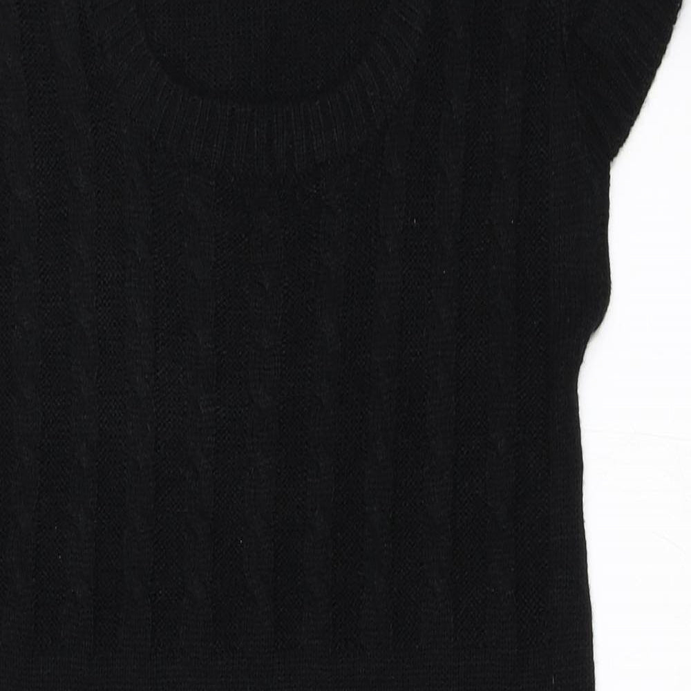 QED London Womens Black   Jumper Dress  Size S