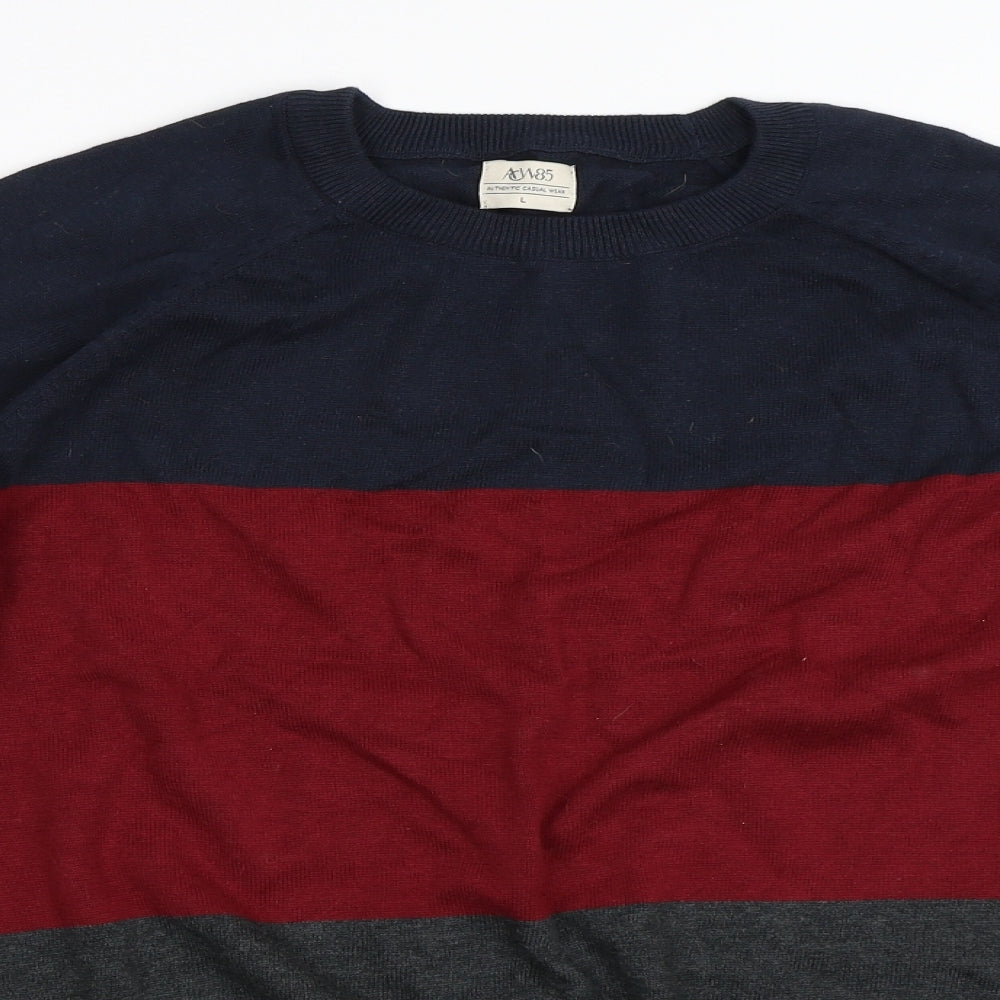 ACW85 Mens Grey   Pullover Jumper Size L