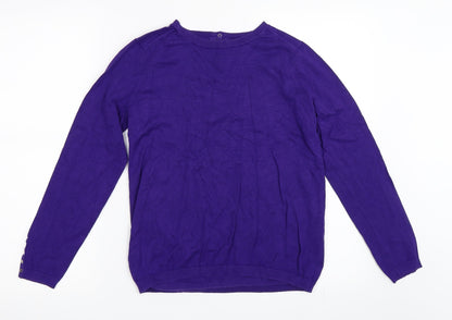 Debenhams Womens Purple   Pullover Jumper Size 12