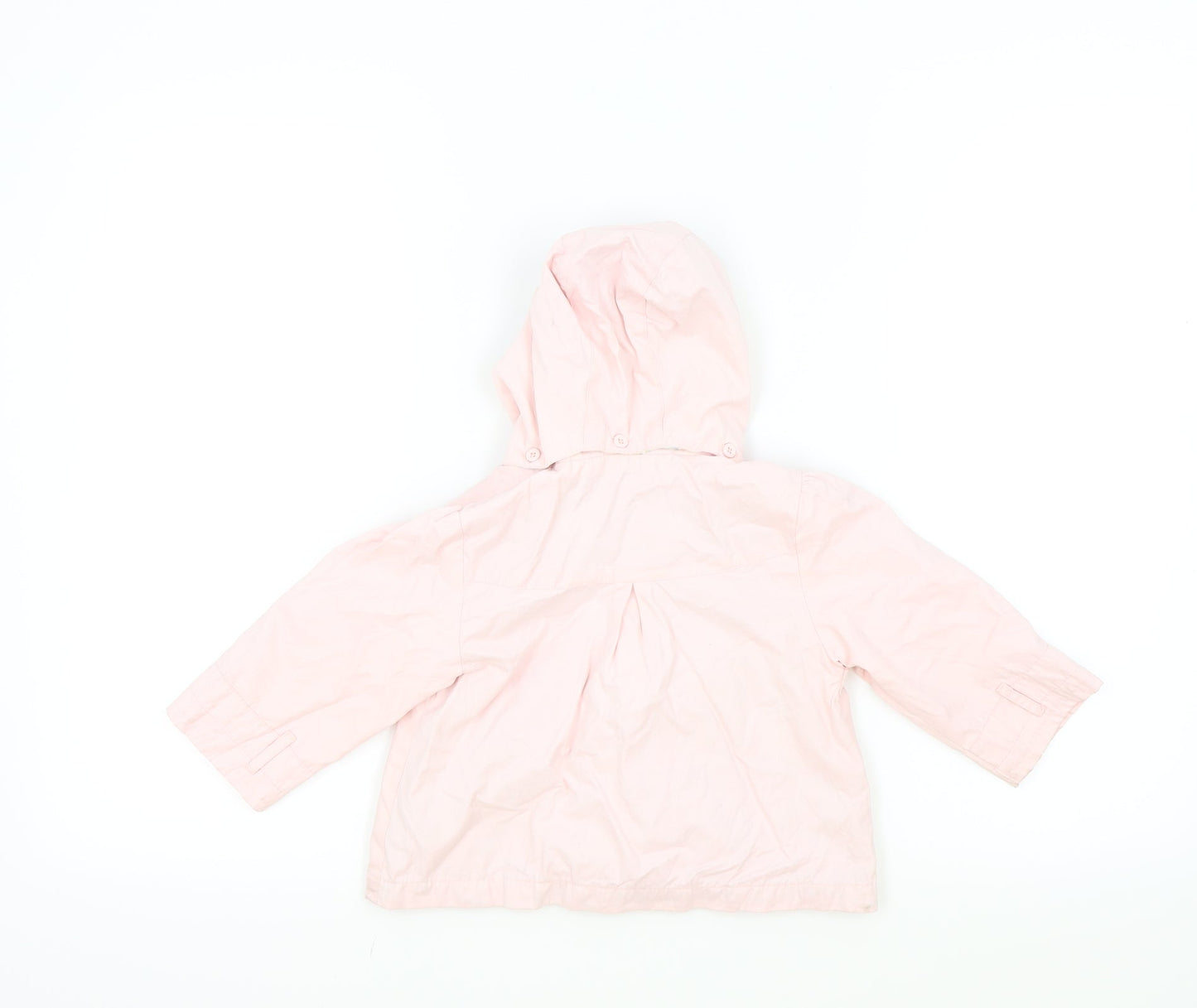 Vertbaudet Girls Pink Colourblock  Anorak Jacket Size 2 Years
