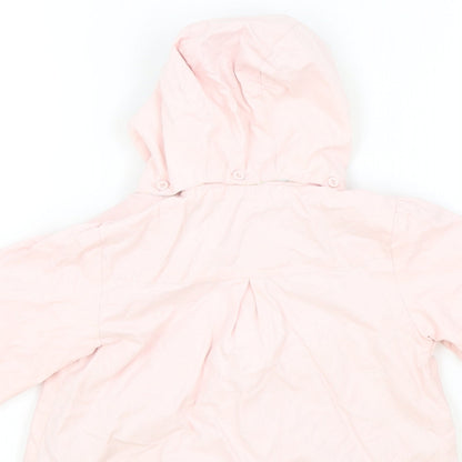 Vertbaudet Girls Pink Colourblock  Anorak Jacket Size 2 Years
