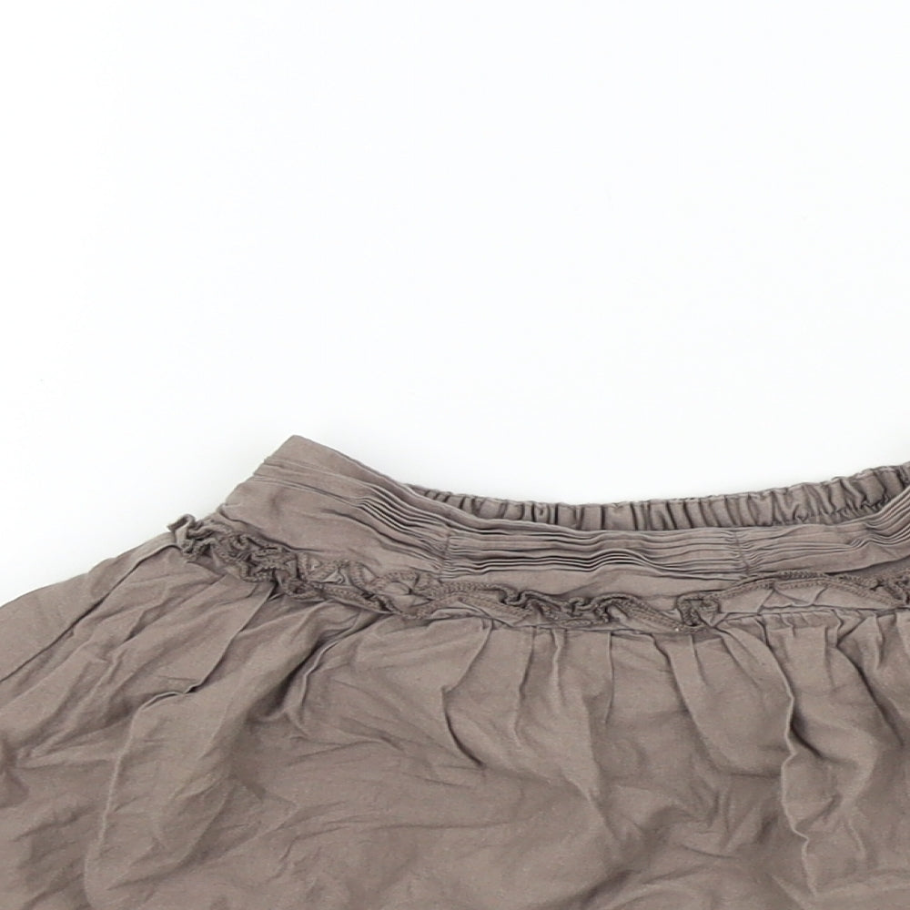Mini Club Girls Brown Floral  Flare Skirt Size 9-12 Months
