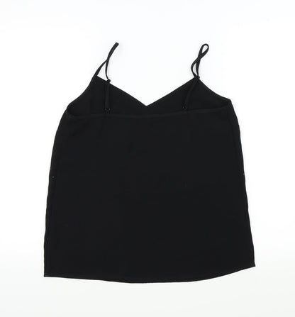 Womens UK Size 10 NEXT Black Basic T-Shirt