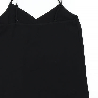 Womens UK Size 10 NEXT Black Basic T-Shirt