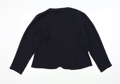 Womens UK Size 18 Berkertex Blue Basic Button-Up