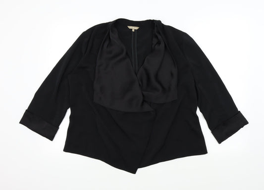 M&Co Womens Black   Jacket  Size 16