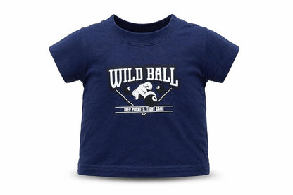 Larkwood Boys Blue   Basic T-Shirt Size 0-3 Months  - WILD BALL