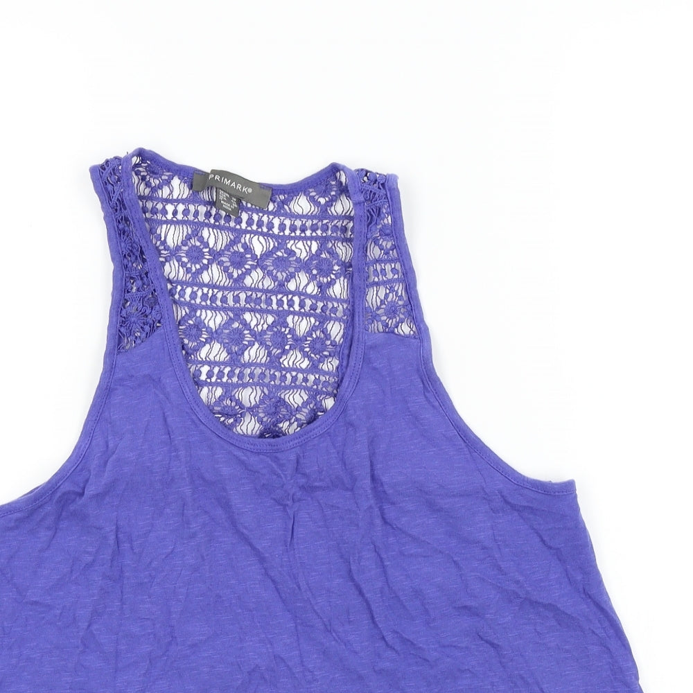 Primark Womens Blue   Basic T-Shirt Size 16