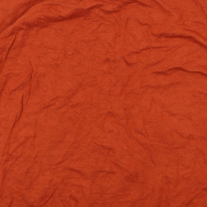 F&F Womens Brown   Pullover Jumper Size 14  - buttons on sleeves