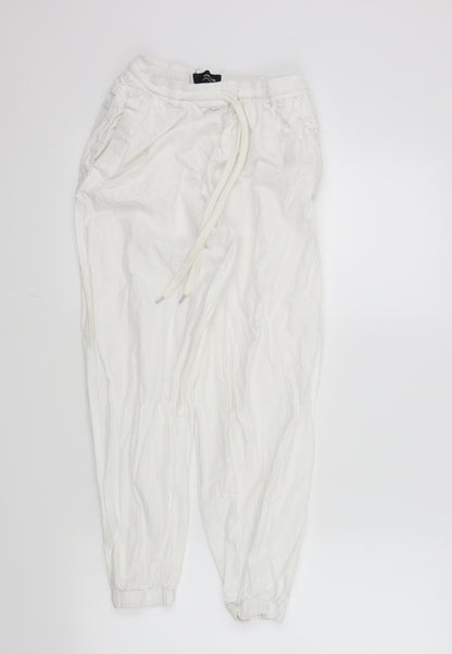 Cape Cod Womens White   Jogger Trousers Size M L23 in
