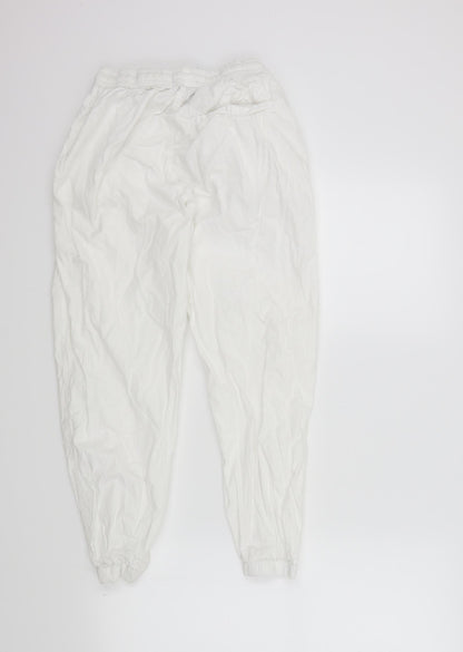 Cape Cod Womens White   Jogger Trousers Size M L23 in