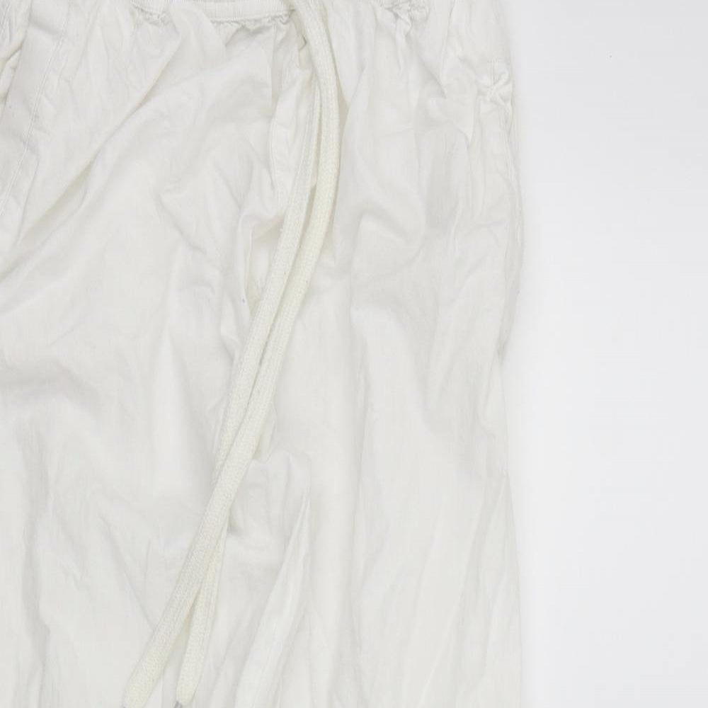 Cape Cod Womens White   Jogger Trousers Size M L23 in