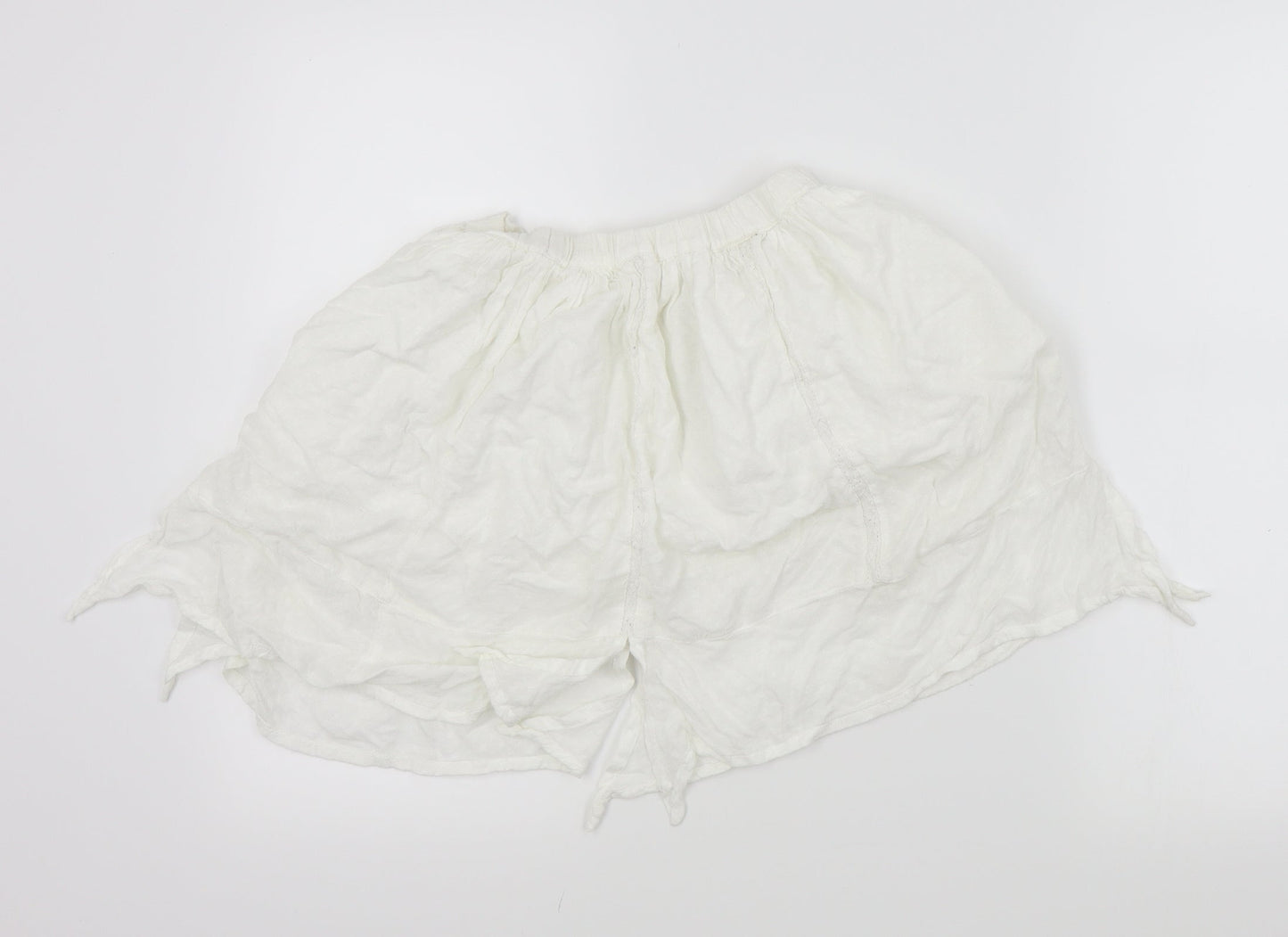 NEXT Girls White Colourblock  Flare Skirt Size 8 Years