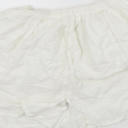 NEXT Girls White Colourblock  Flare Skirt Size 8 Years