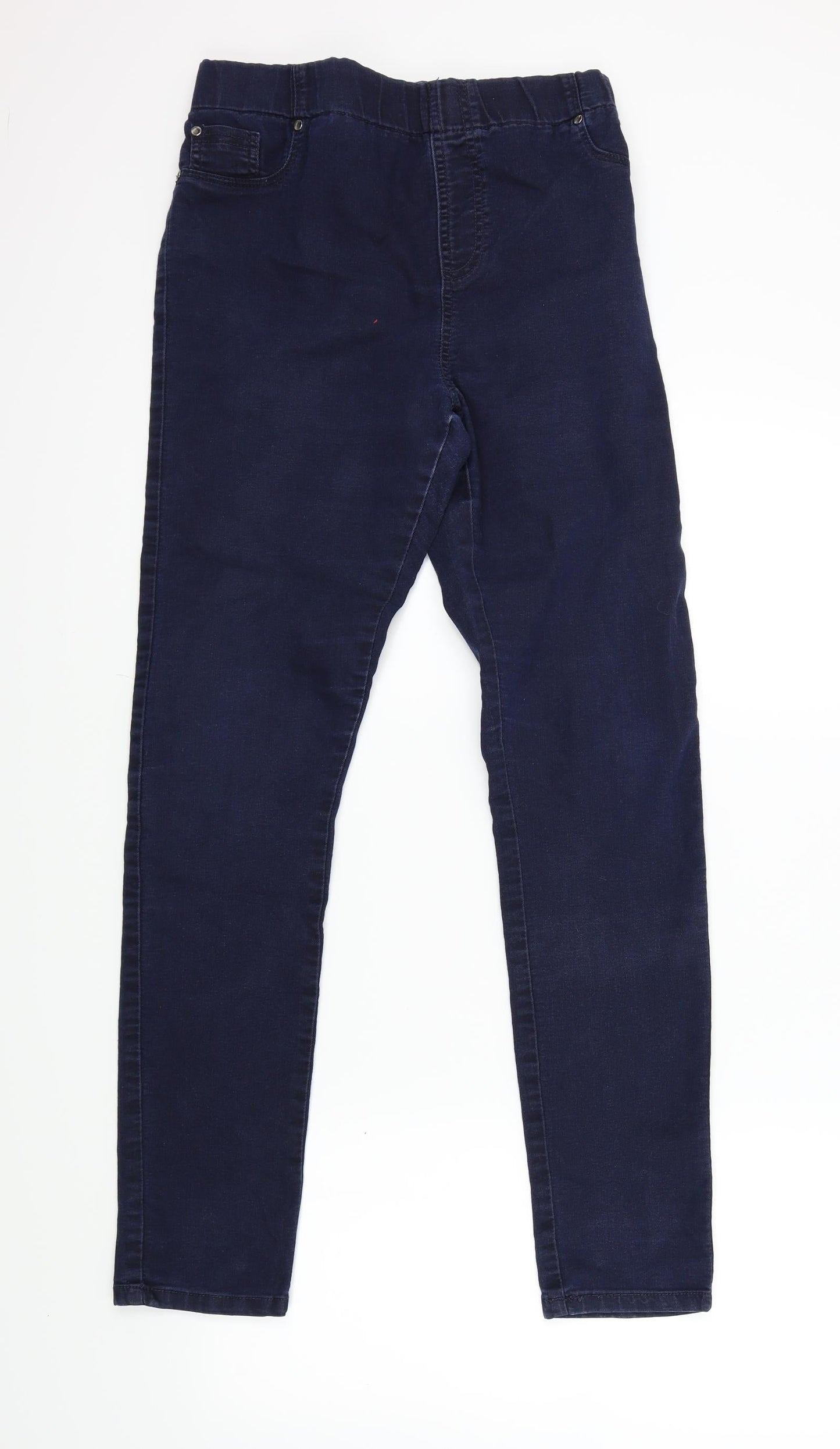 Womens UK Size M Preworn Regular Fit Skinny Blue Jeans