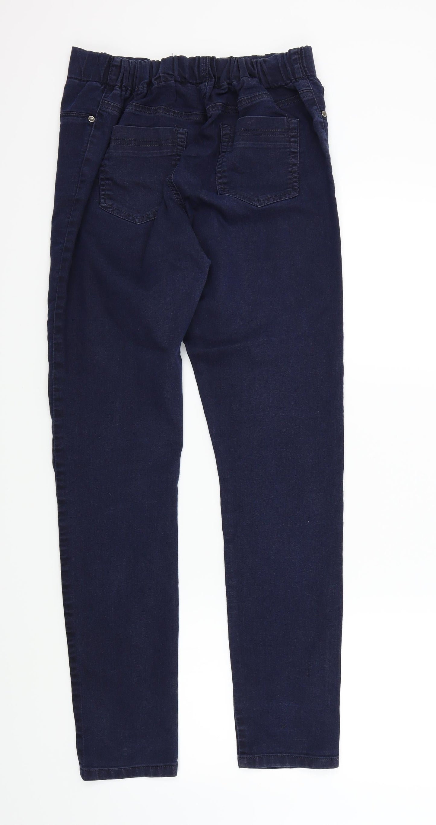 Womens UK Size M Preworn Regular Fit Skinny Blue Jeans