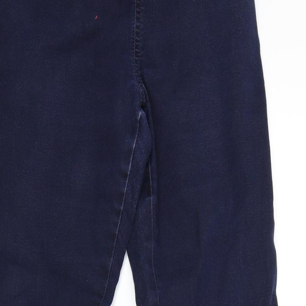 Womens UK Size M Preworn Regular Fit Skinny Blue Jeans