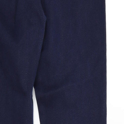 Womens UK Size M Preworn Regular Fit Skinny Blue Jeans