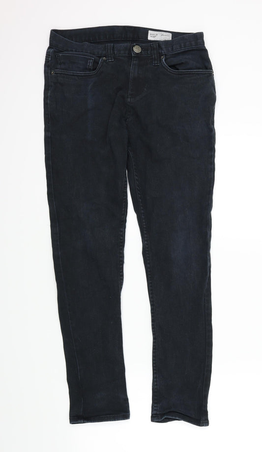 denim co Womens Black   Skinny Jeans Size 30 L30 in