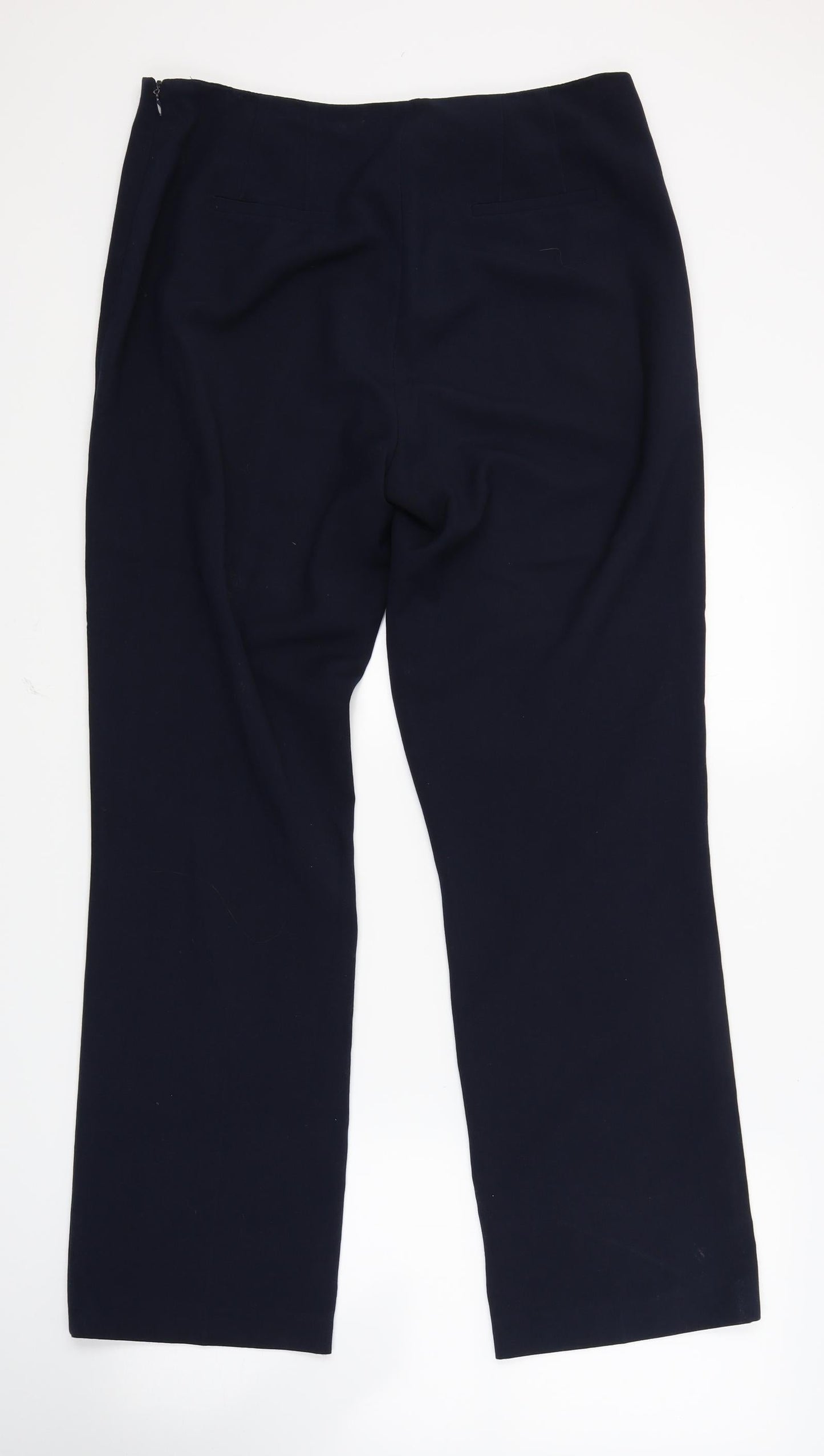 Debenhams Womens Blue   Trousers  Size 14 L27 in