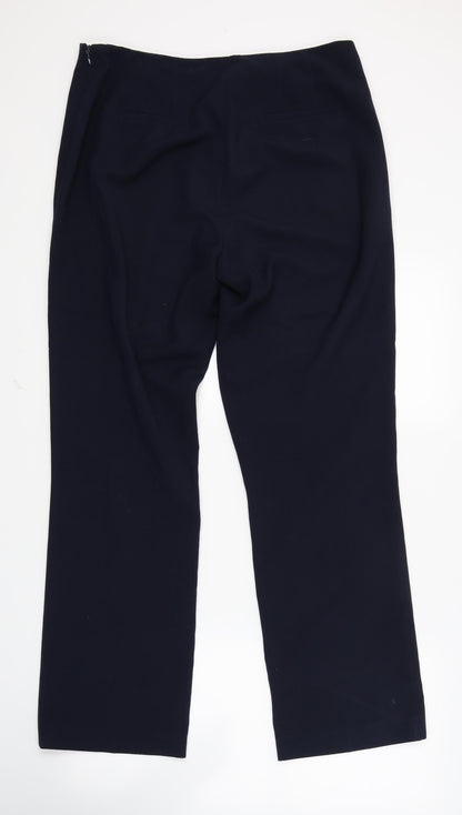 Debenhams Womens Blue   Trousers  Size 14 L27 in