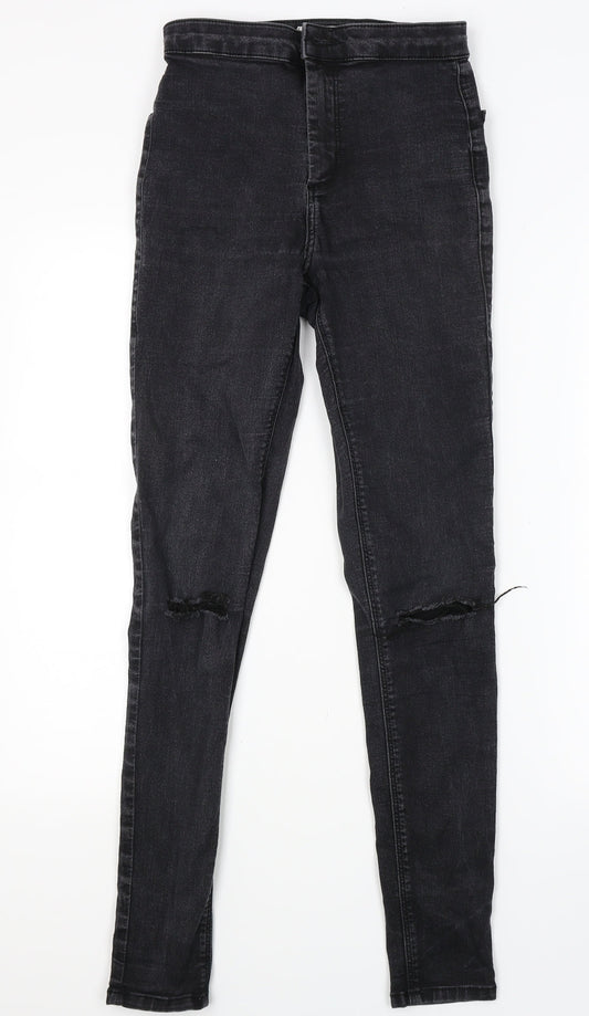 Topshop Womens Black  Denim Jegging Jeans Size 28 in L28 in