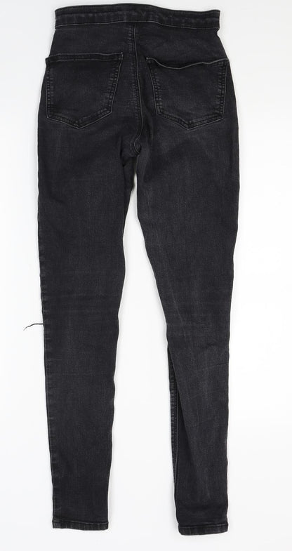 Topshop Womens Black  Denim Jegging Jeans Size 28 in L28 in