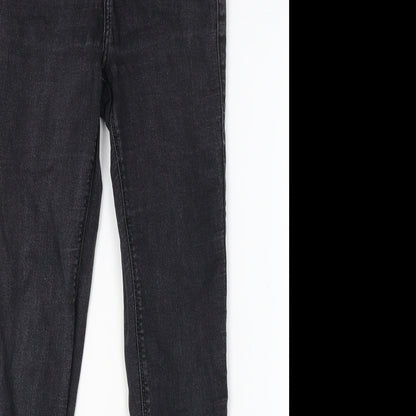 Topshop Womens Black  Denim Jegging Jeans Size 28 in L28 in