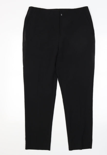 Attentif Womens Black   Trousers  Size 14 L27 in