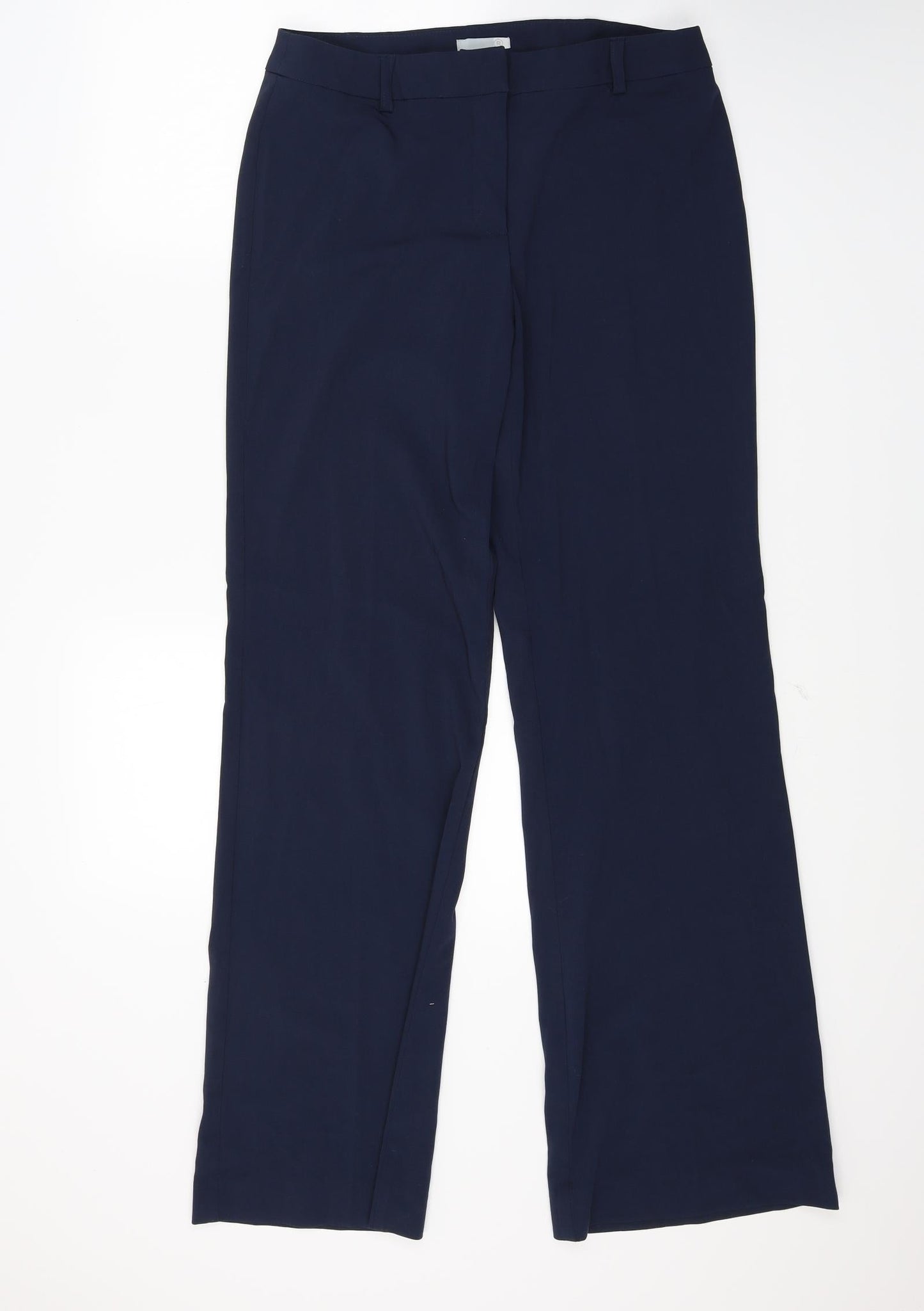 Womens UK Size 12 Preworn Regular Fit  Blue Trousers