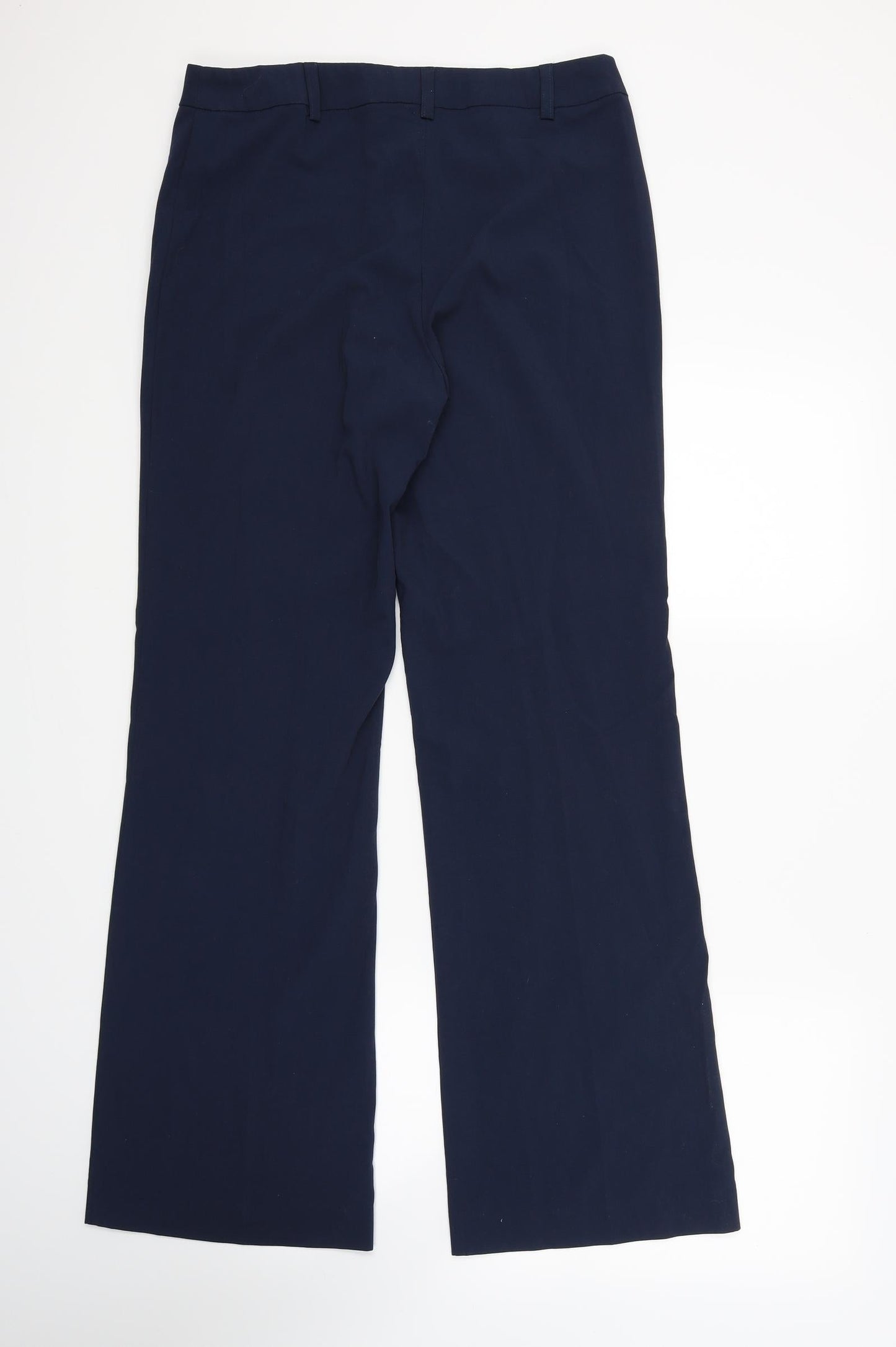 Womens UK Size 12 Preworn Regular Fit  Blue Trousers