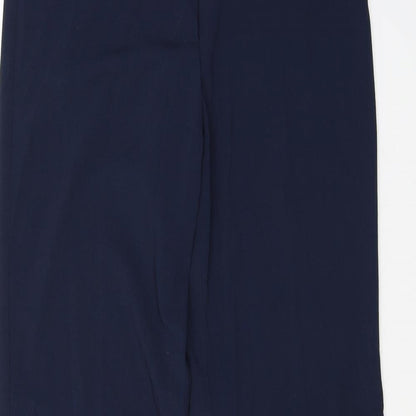 Womens UK Size 12 Preworn Regular Fit  Blue Trousers