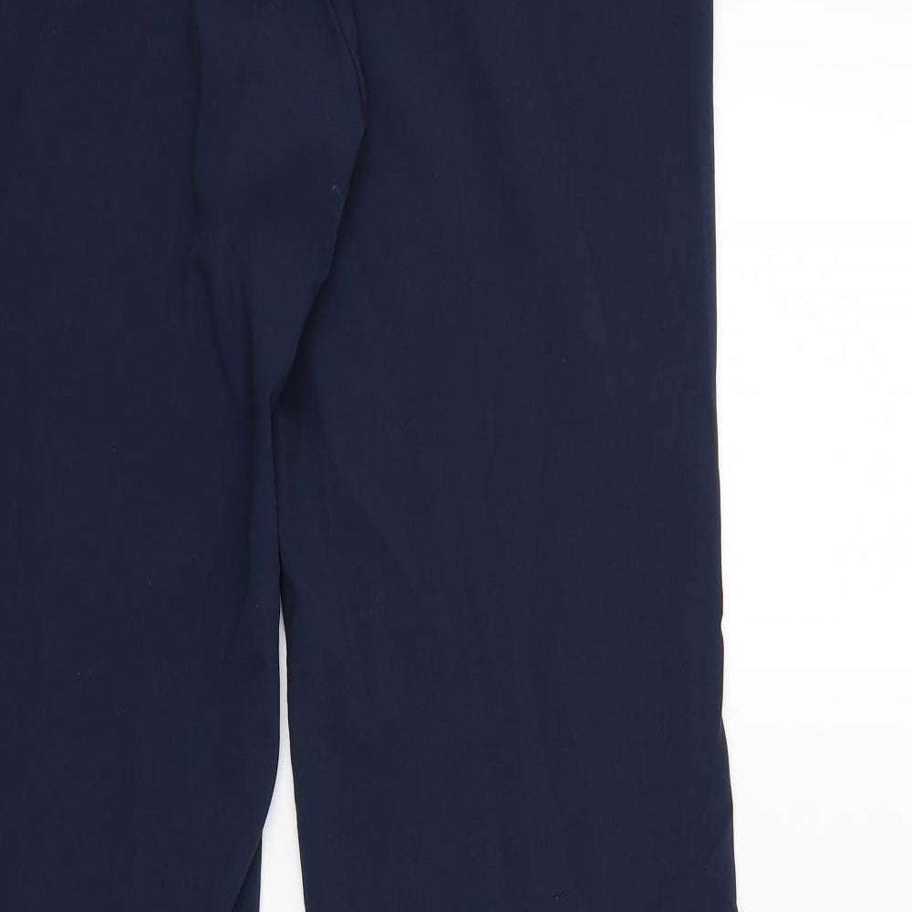 Womens UK Size 12 Preworn Regular Fit  Blue Trousers