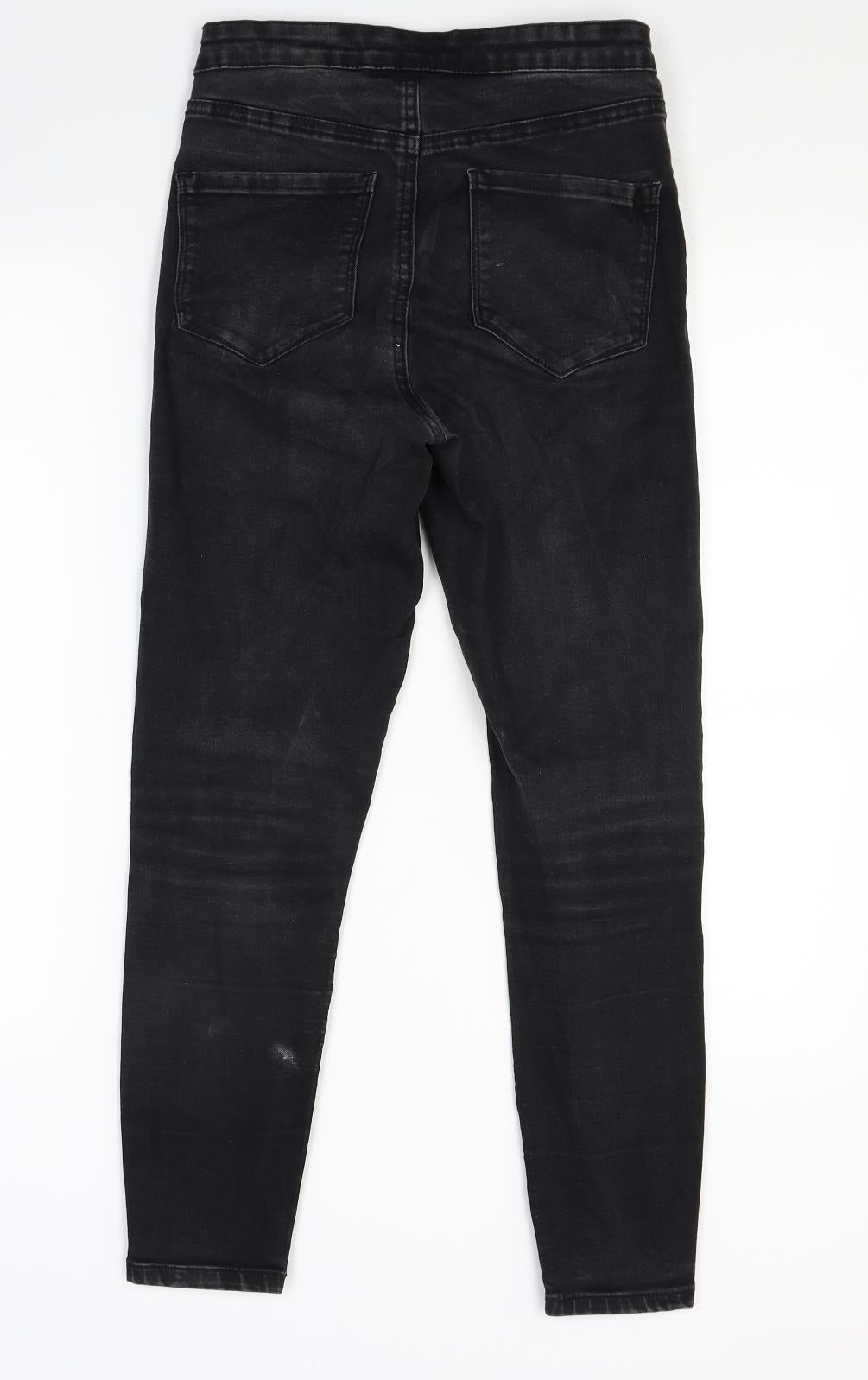 Primark Womens Black  Denim Jegging Jeans Size 10 L28 in