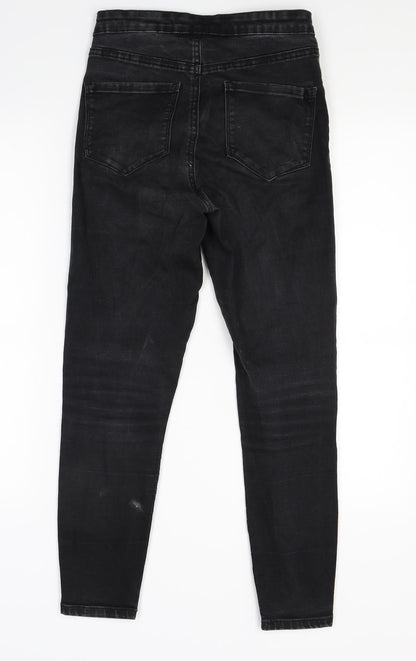 Primark Womens Black  Denim Jegging Jeans Size 10 L28 in