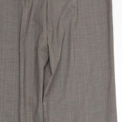 Womens UK Size 14 Marks and Spencer Regular Fit  Brown Trousers