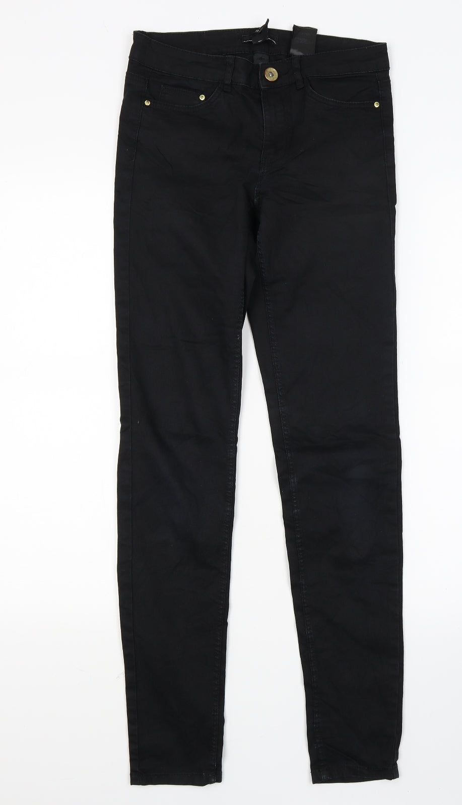Womens UK Size 6 H&M Slim Fit Skinny Black Jeans