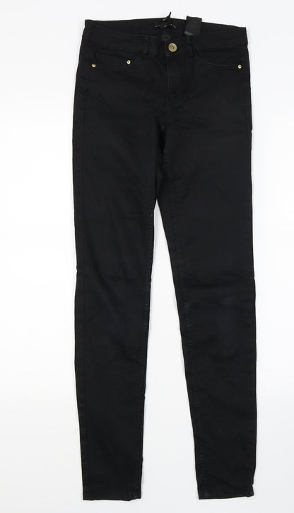 Womens UK Size 6 H&M Slim Fit Skinny Black Jeans