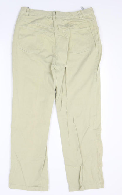 Jumper Womens Green  Denim Straight Jeans Size 14 L25 in