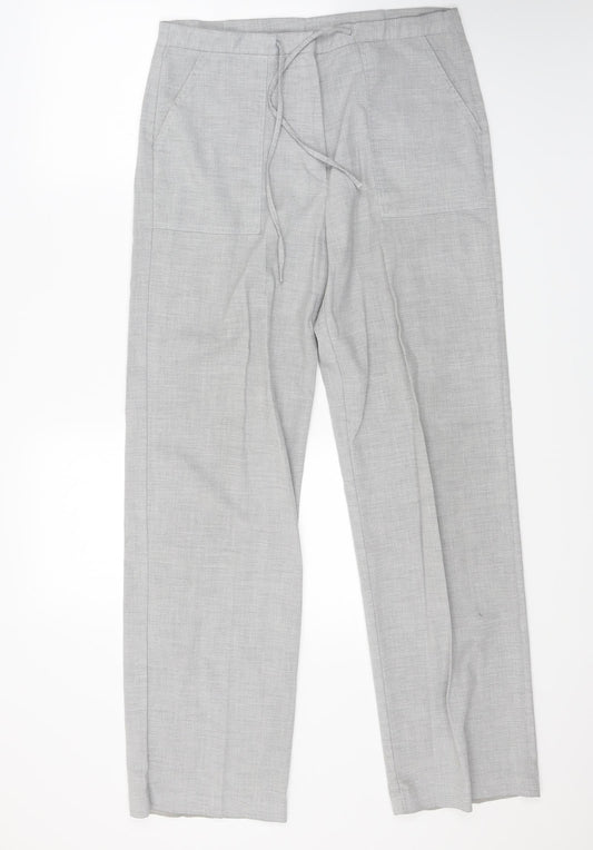 Womens UK Size 12 For Women Regular Fit  Grey Trousers