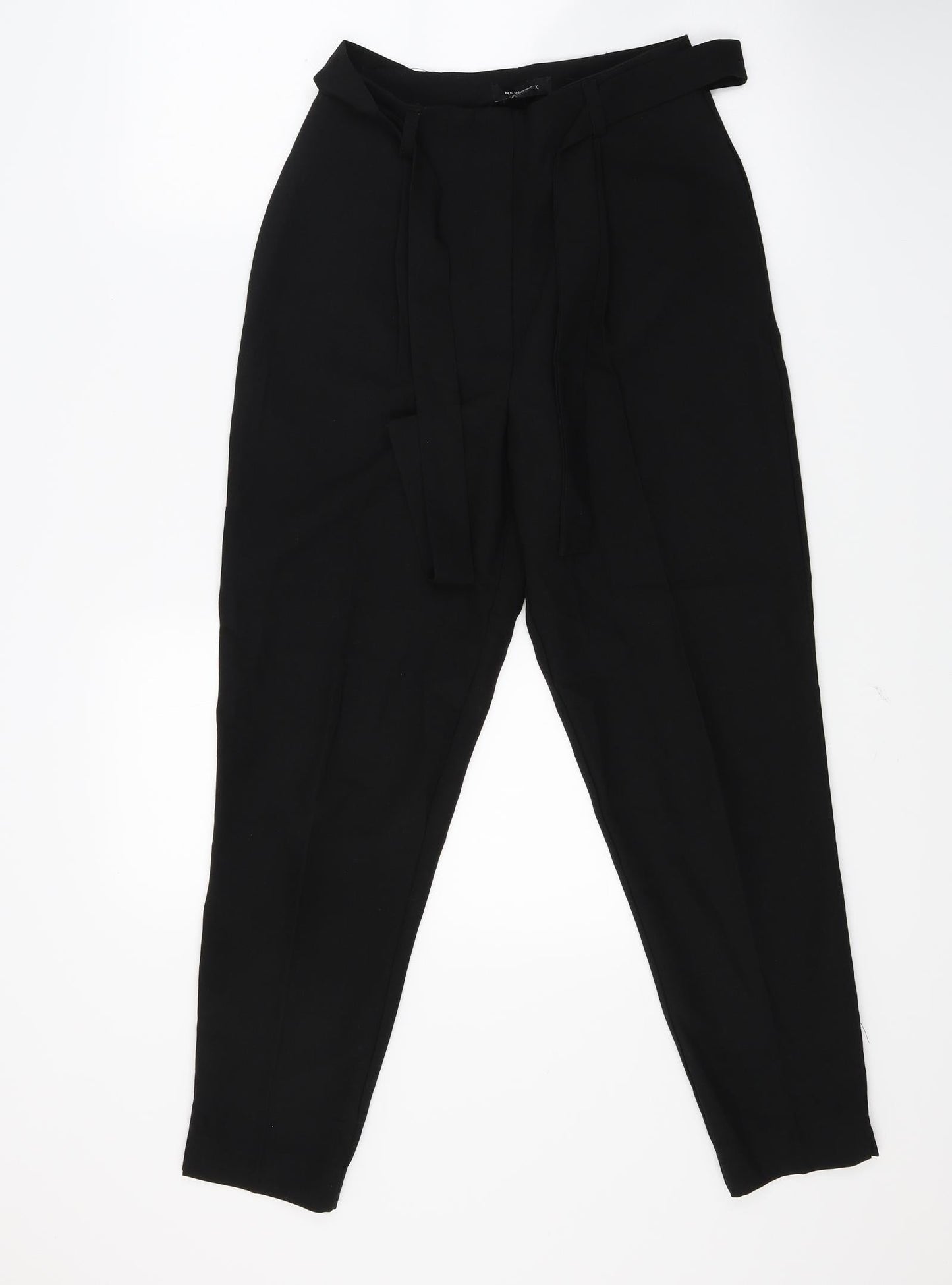 New Look Womens Black   Trousers  Size 6 L25.5 in