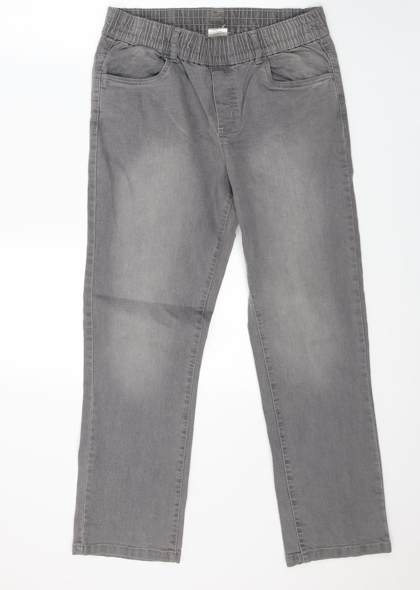 Womens UK Size 14 Preworn Regular Fit Jegging Grey Jeans