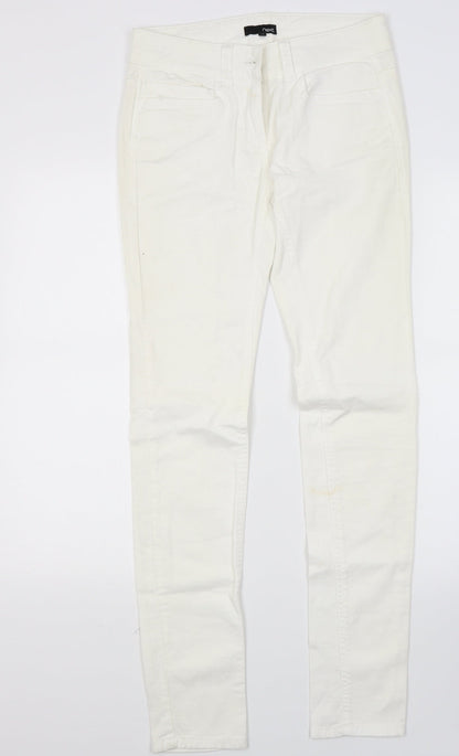 NEXT Womens White  Denim Skinny Jeans Size 6 L29 in
