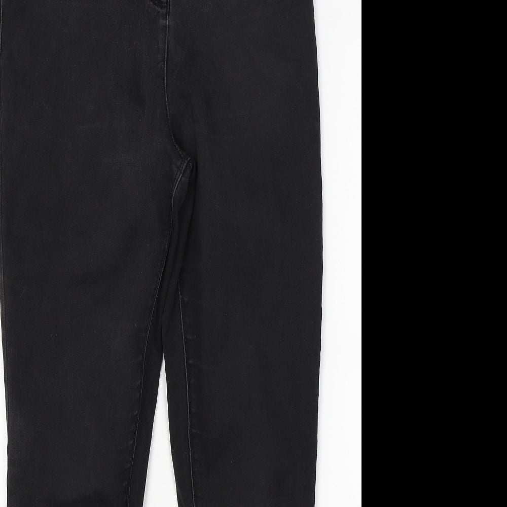 Womens UK Size 12 Papaya Regular Fit Jegging Black Jeans