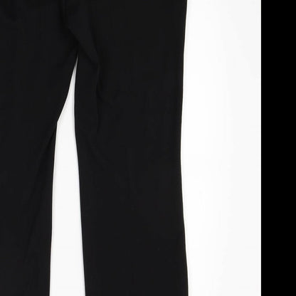 Womens UK Size 14 Marks and Spencer Regular Fit  Black Trousers